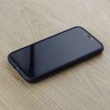 Coque iPhone 11 - Hybrid Armor noir Carbon Basic