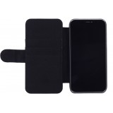 Coque iPhone 11 - Wallet noir I just rescued some wine