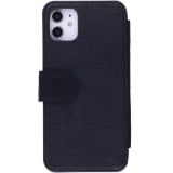 Coque iPhone 11 - Wallet noir I just rescued some wine