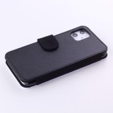 iPhone 11 Case Hülle - Wallet schwarz Amsterdam Pink Print