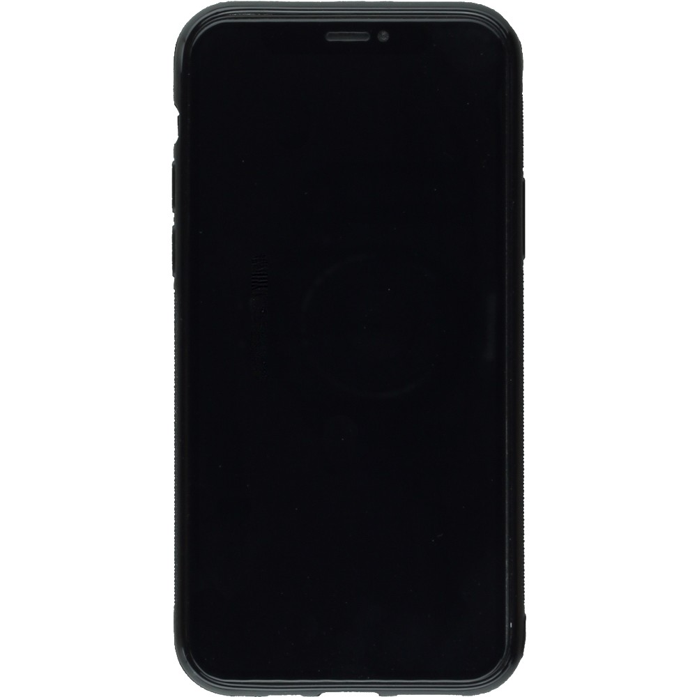 Coque iPhone 11 Pro Max - Silicone rigide noir Wolf Shape