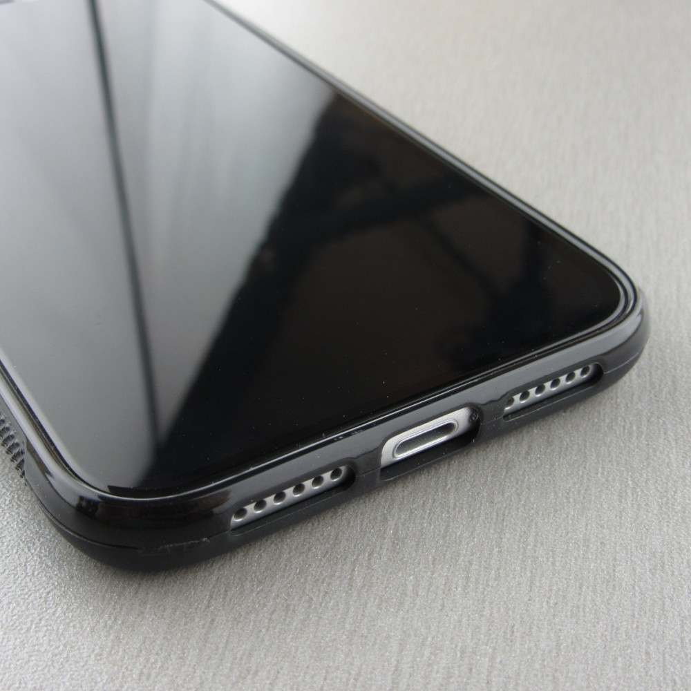 Coque iPhone 11 Pro Max - Silicone rigide noir Wolf Shape