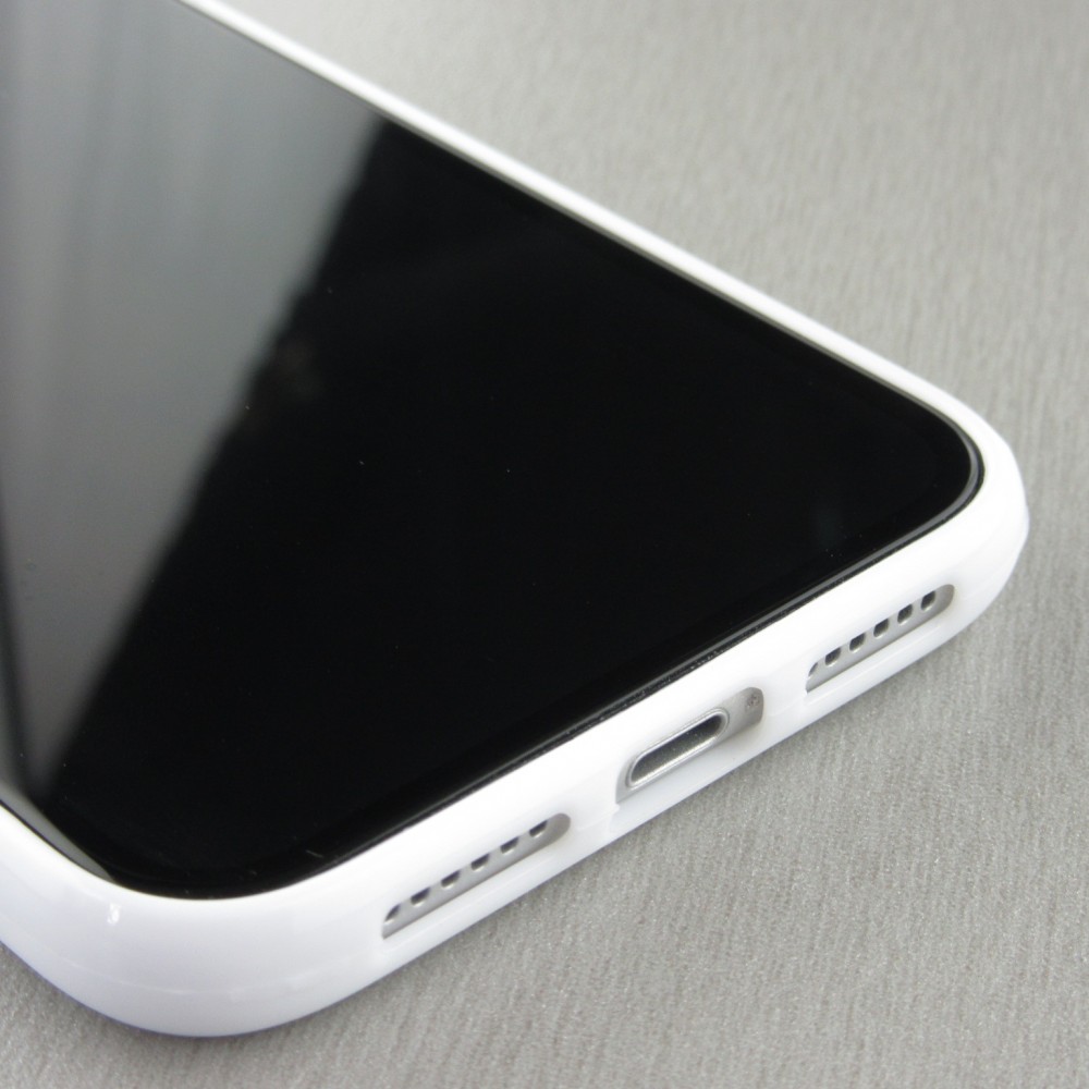 Coque iPhone 11 Pro - Silicone rigide blanc Astrologie Balance