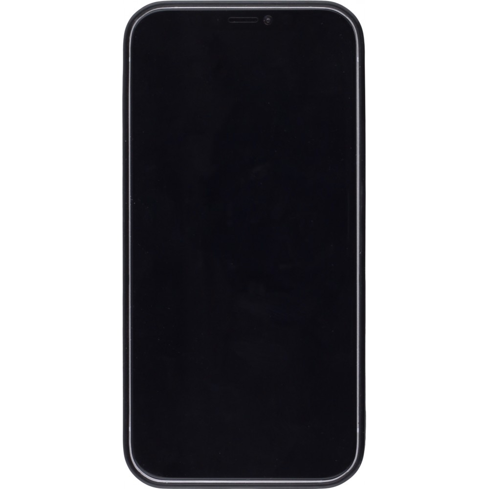 iPhone 12 / 12 Pro Case Hülle - Silikon schwarz Astrologie Fische