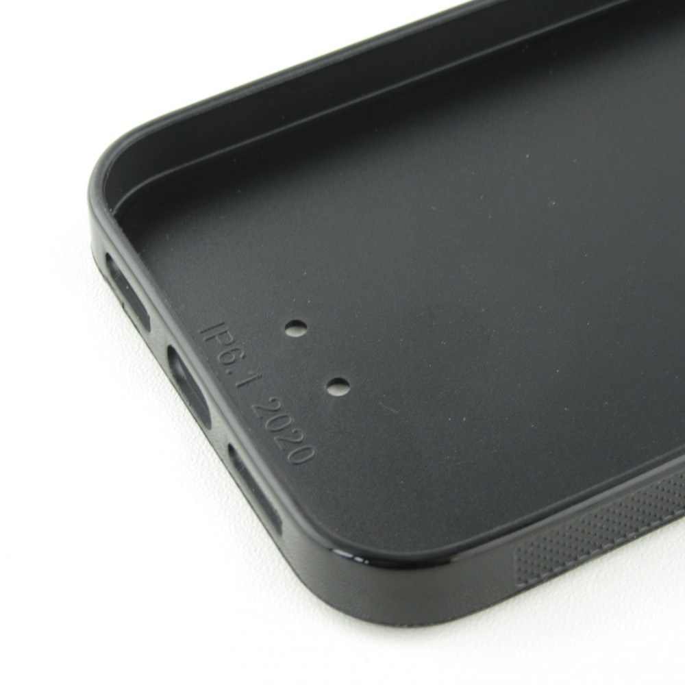 iPhone 12 / 12 Pro Case Hülle - Silikon schwarz Astrologie Fische