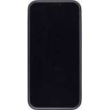 Coque iPhone 12 Pro Max - Silicone rigide noir Lion looking up