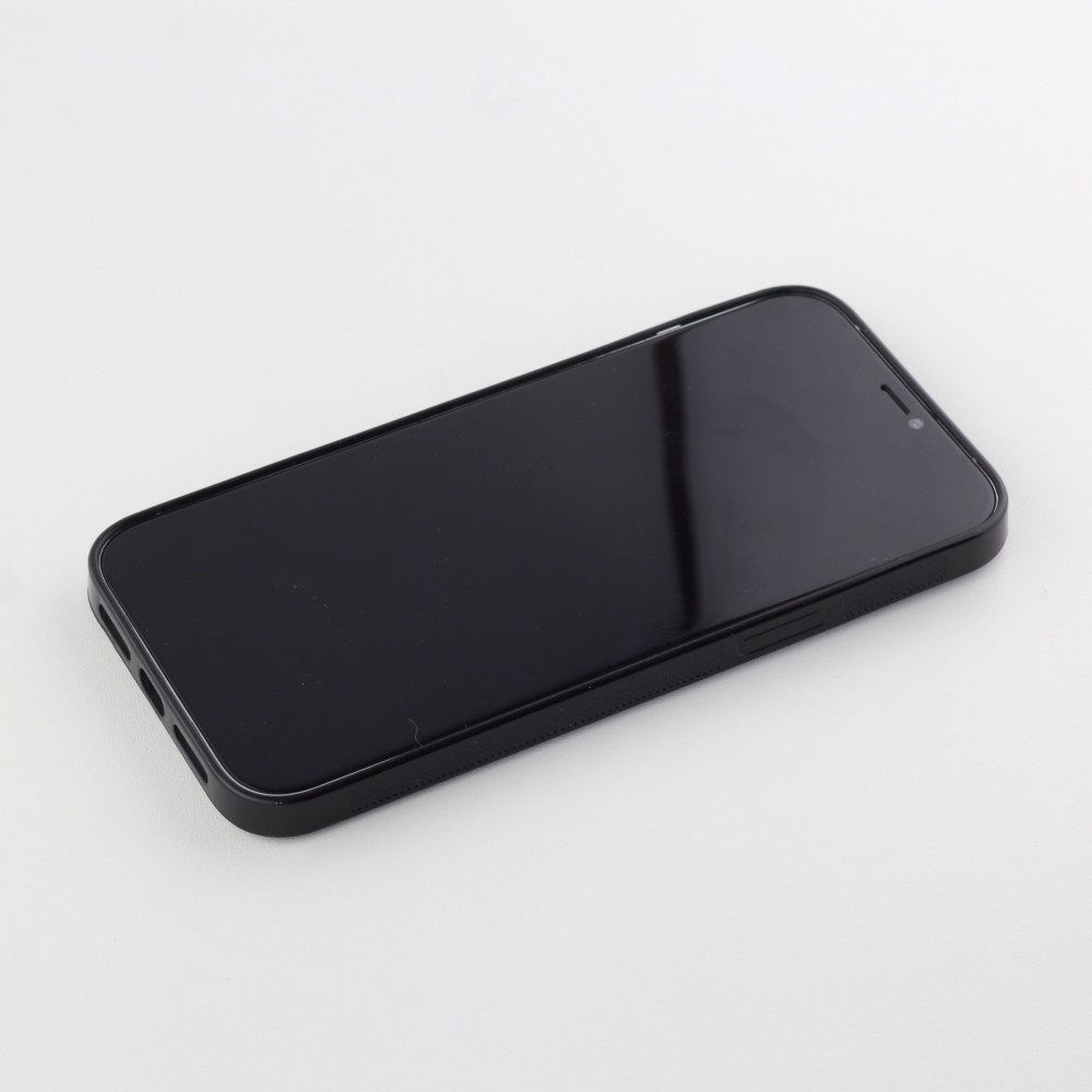 Coque iPhone 12 Pro Max - Silicone rigide noir Tout travail mérite sa bière