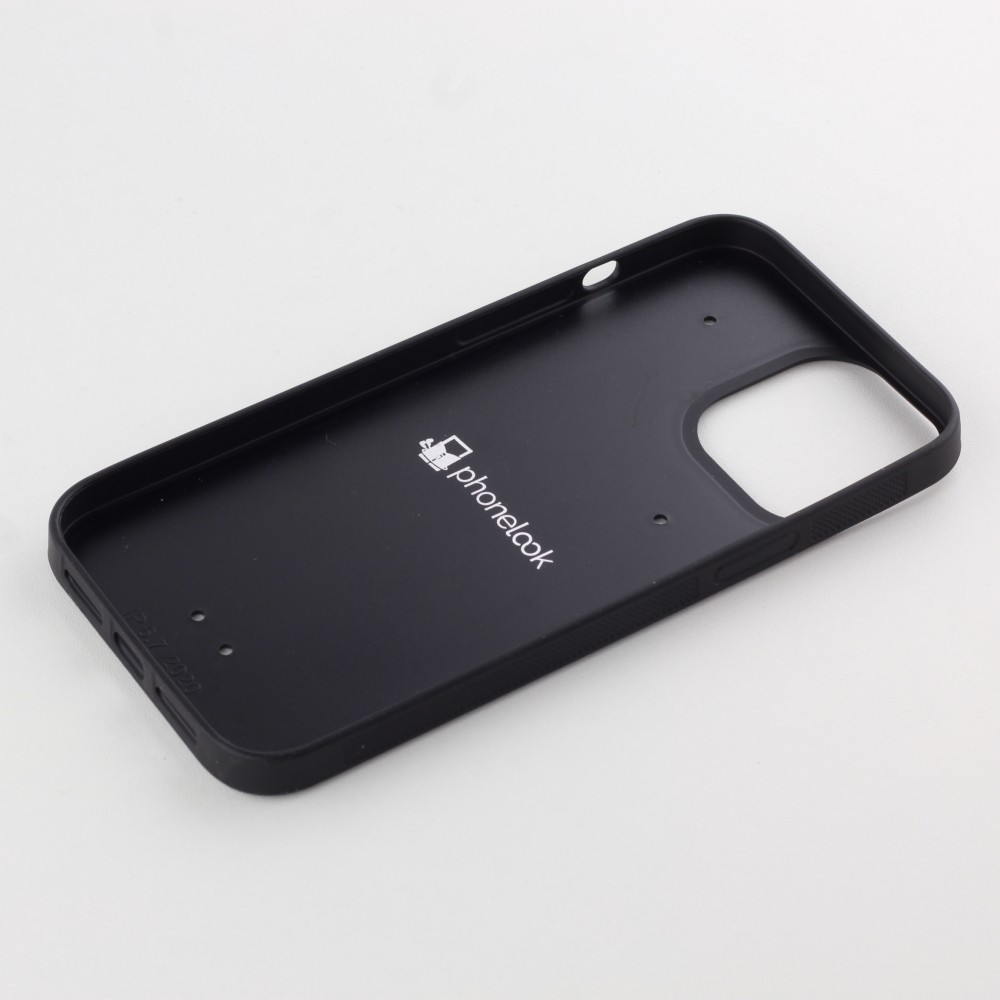 Coque iPhone 12 Pro Max - Silicone rigide noir Tout travail mérite sa bière