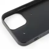 Coque iPhone 12 Pro Max - Silicone rigide noir Maillot de football Répuplique Tchèque 2026 personnalisable