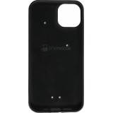 Coque iPhone 13 - Silicone rigide noir Winter 22 Snowy Road