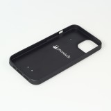 Coque iPhone 13 - Silicone rigide noir Winter 22 Snowy Road