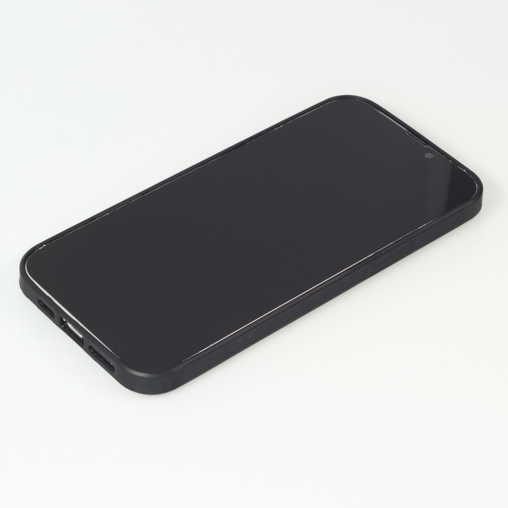 iPhone 13 Pro Max Case Hülle - Silikon schwarz Valentine 2023 minimalist hearts