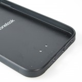 iPhone 13 Pro Max Case Hülle - Silikon schwarz Katzenschwärme