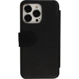 Coque iPhone 13 Pro Max - Wallet noir Wolf Shape