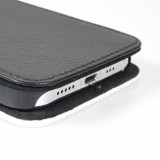 Coque iPhone 13 Pro Max - Wallet noir Wolf Shape