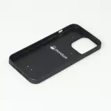Coque iPhone 13 Pro - Silicone rigide noir Wine Teckel