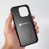 Coque iPhone 13 Pro - Silicone rigide noir Wine Teckel