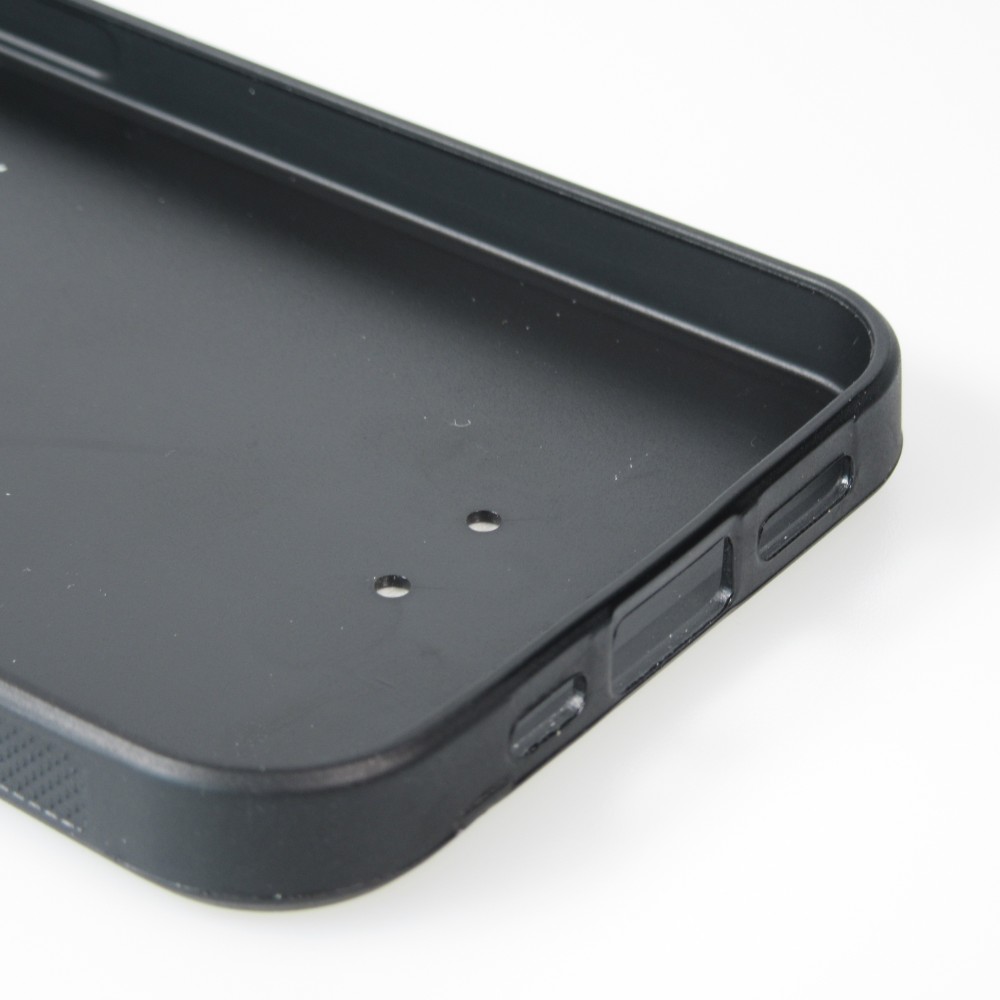 iPhone 14 Case Hülle - Silikon schwarz Ostern 2025 Pastell Ostern