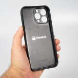 iPhone 14 Pro Max Case Hülle - Silikon schwarz Brasilien 2022 personalisierbares Fußballtrikot