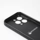 Coque iPhone 14 Pro Max - Silicone rigide noir Vintage Ski Mountain