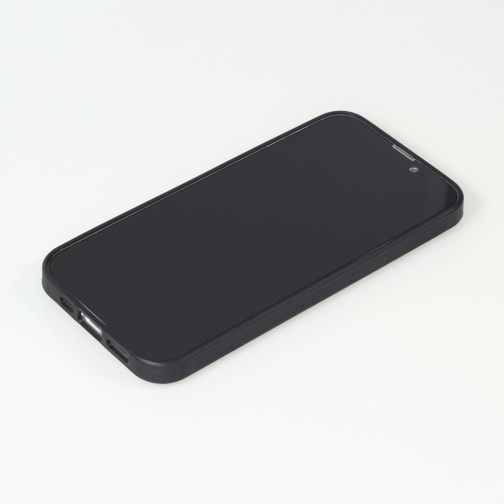 iPhone 15 Pro Max Case Hülle - Silikon schwarz Tiger Blue Red