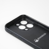 Coque iPhone 15 Pro Max - Silicone rigide noir 100% unique générée par intelligence artificielle (AI) avec vos idées