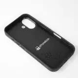 Coque iPhone 16 Plus - Silicone rigide noir Plage Paradis