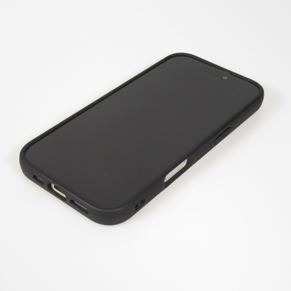 iPhone 17 Case Hülle - Silikon schwarz Orange Pink Blue Gradient