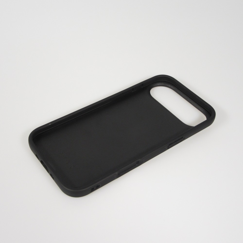 iPhone 17 Air Case Hülle - Silikon schwarz Valentine 2024 with love heart
