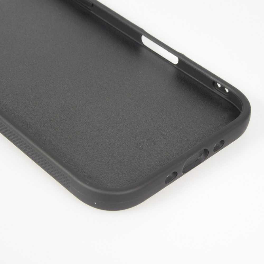 iPhone 17 Air Case Hülle - Silikon schwarz Valentine 2024 with love heart