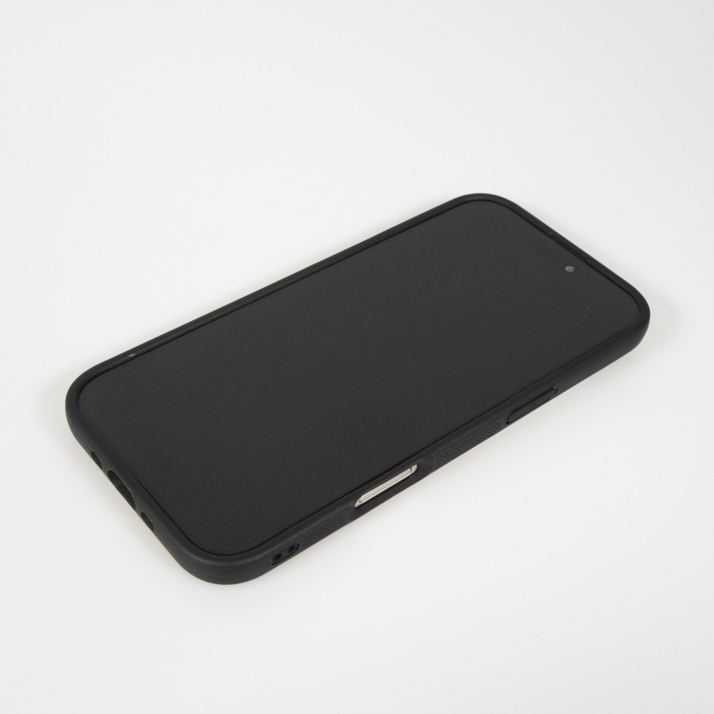 iPhone 17 Air Case Hülle - Silikon schwarz Valentine 2024 with love heart