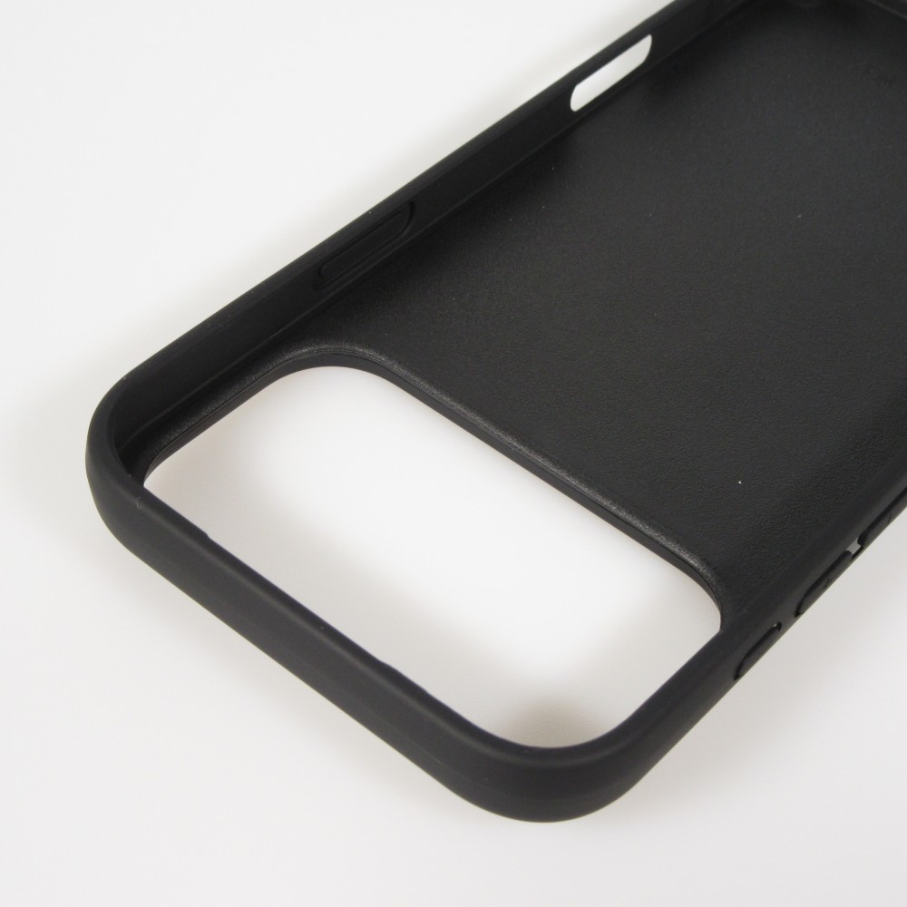 iPhone 17 Pro Max Case Hülle - Silikon schwarz Sea Foam Blue