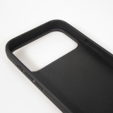 iPhone 17 Pro Max Case Hülle - Silikon schwarz Sea Foam Blue