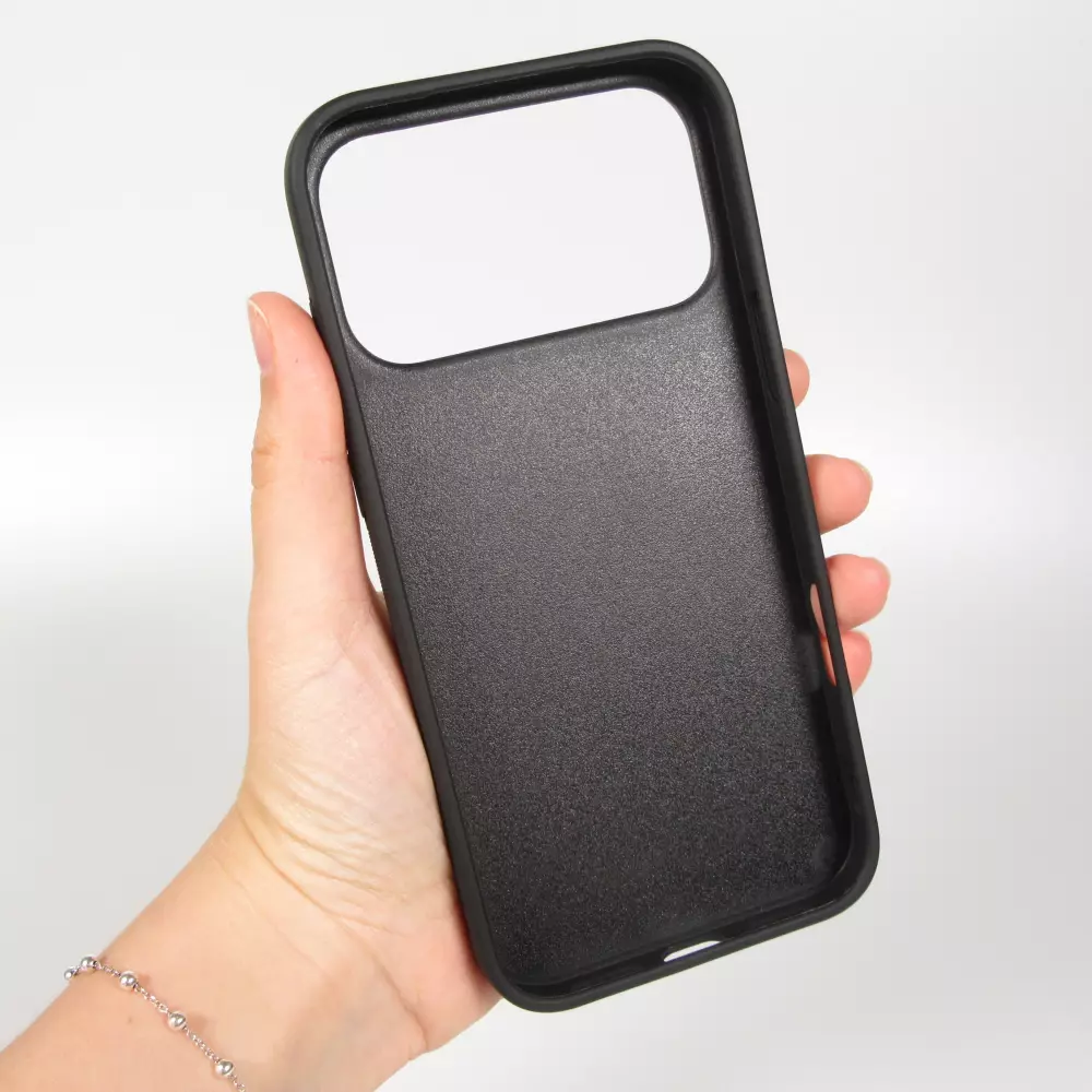 iPhone 17 Pro Max Case Hülle - Silikon schwarz Autumn 25 Rain