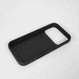 Coque iPhone 17 Pro - Silicone rigide noir Summer surfboard 2025