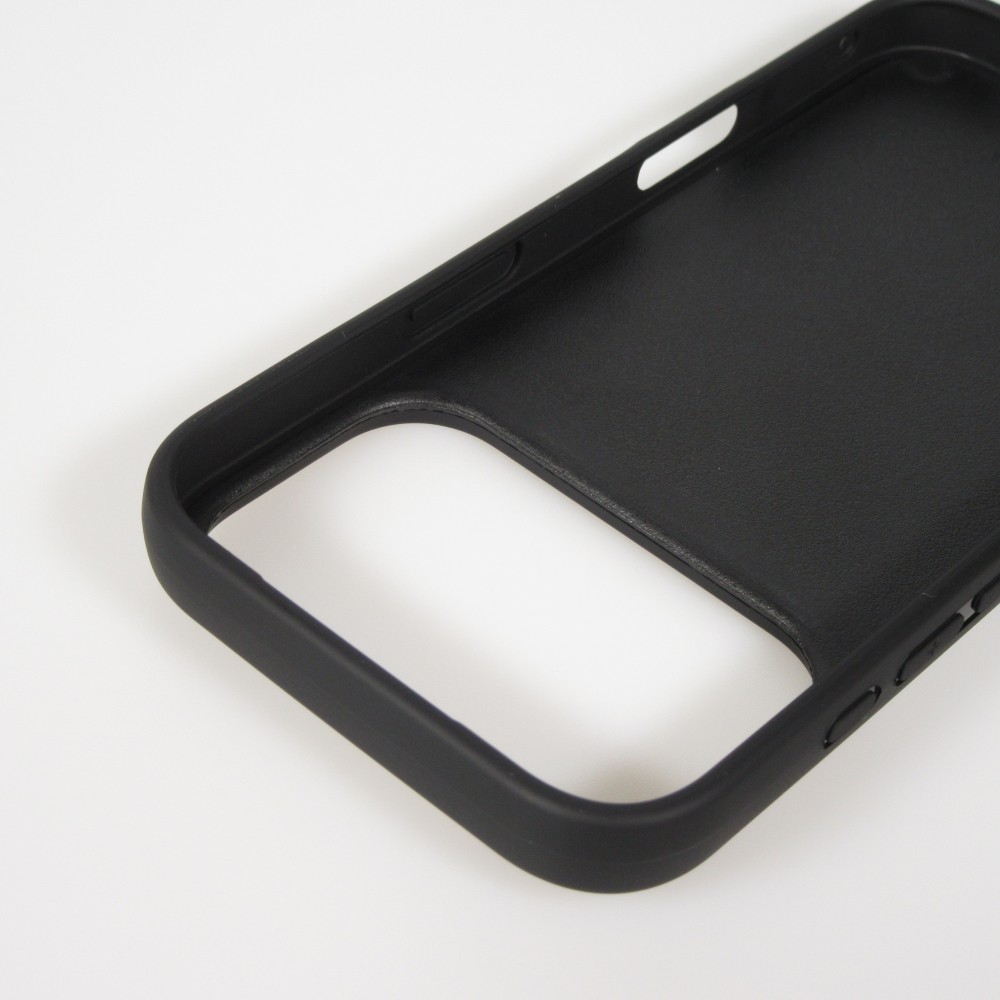 Coque iPhone 17 Pro - Silicone rigide noir Summer surfboard 2025
