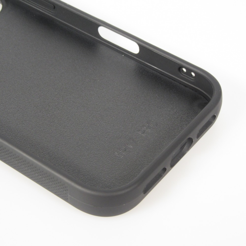 Coque iPhone 17 Pro - Silicone rigide noir Summer surfboard 2025