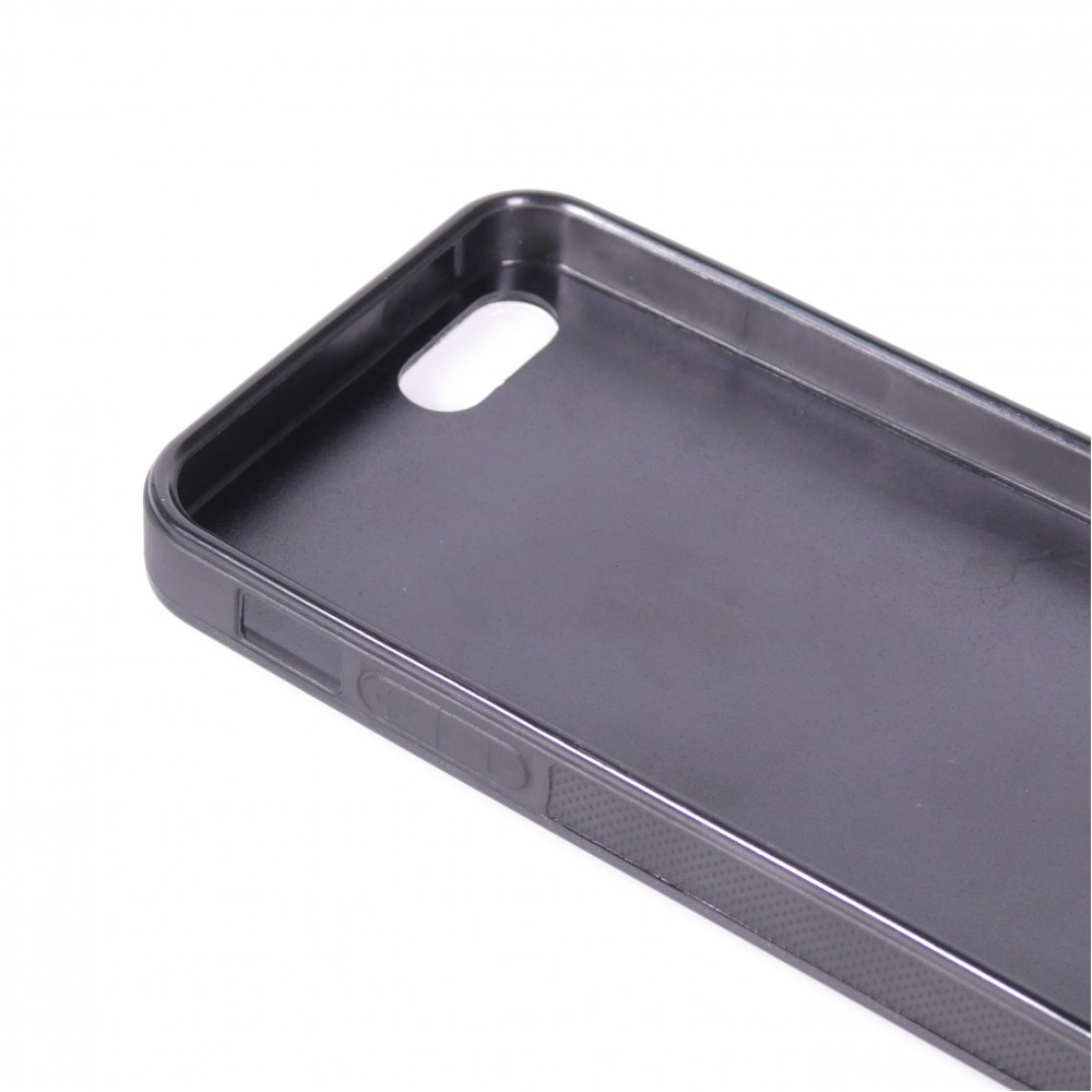Coque iPhone 5/5s / SE (2016) - Silicone rigide noir Zen Tiger
