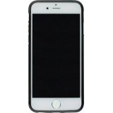 Coque iPhone 6/6s - Silicone rigide noir Marbre Olive