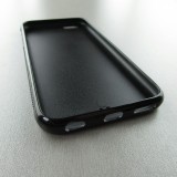 Coque iPhone 6/6s - Silicone rigide noir Chats gris troupeau
