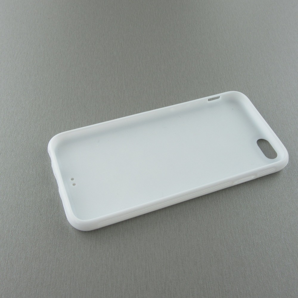 iPhone 6/6s Case Hülle - Silikon weiss Autumn 22 abstract sunrise