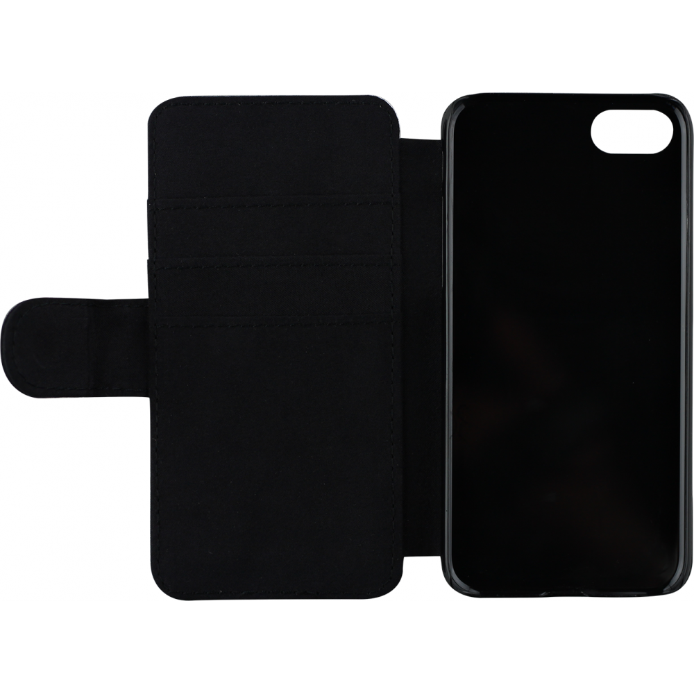 Coque iPhone 7 / 8 / SE (2020, 2022) - Wallet noir The Ocean is calling me