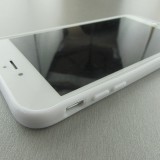 Coque iPhone 7 Plus / 8 Plus - Silicone rigide blanc Vintage Flag SWISS
