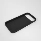 Coque iPhone Air - Silicone rigide noir Easter 2026 Illustration carrots
