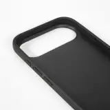 Coque iPhone Air - Silicone rigide noir Easter 2026 Illustration carrots