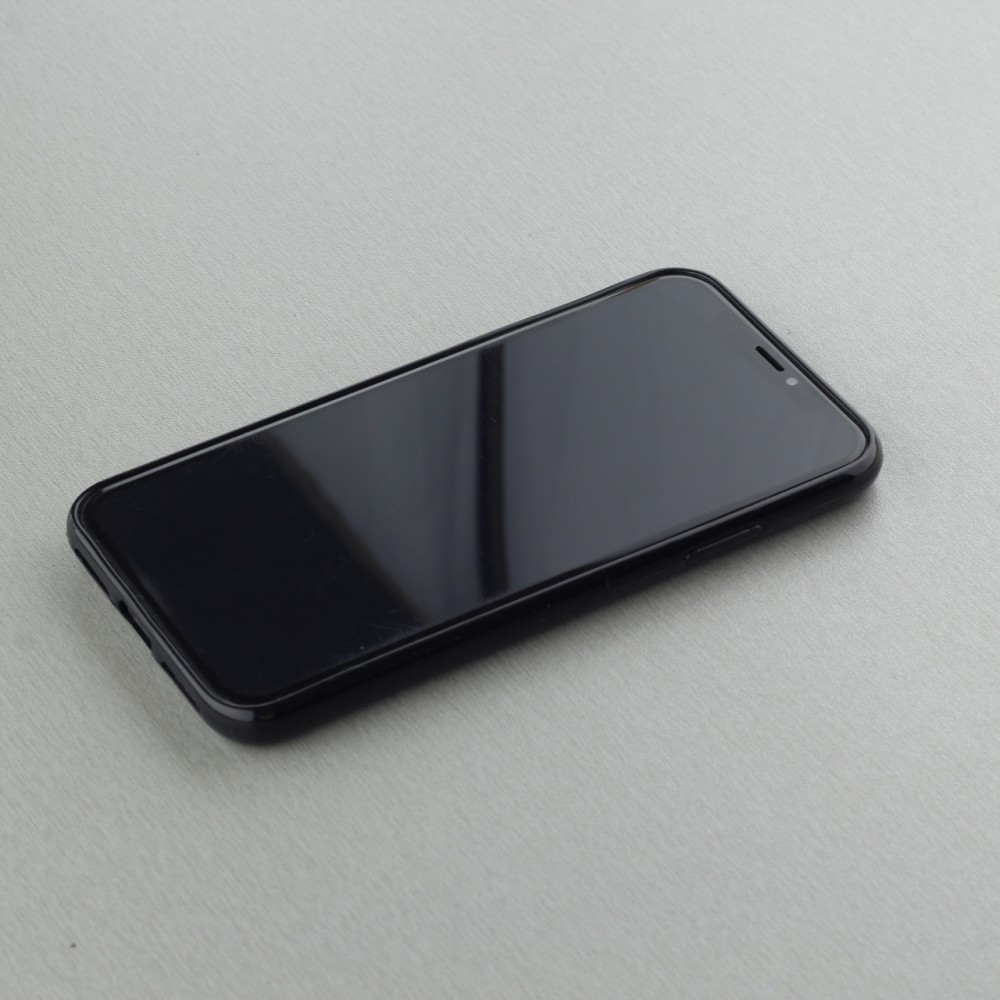 Coque iPhone X / Xs - Gel noir Senna The King of Rain