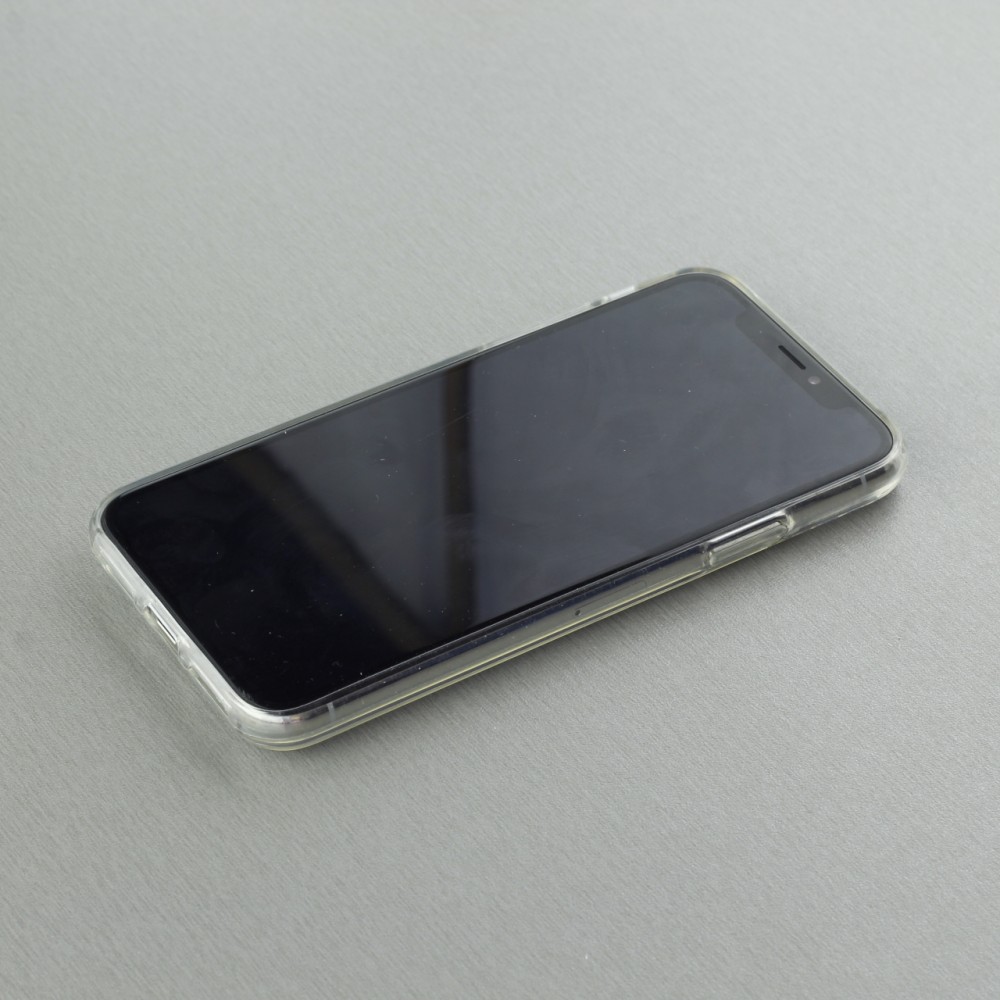 Coque iPhone X / Xs - Gel transparent Sea Foam Blue