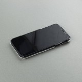 Hülle iPhone X / Xs - Kunststoff transparent Marble Rose Gold