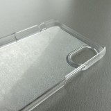 Hülle iPhone X / Xs - Kunststoff transparent Marble Rose Gold