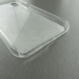 Hülle iPhone X / Xs - Kunststoff transparent Marble Rose Gold